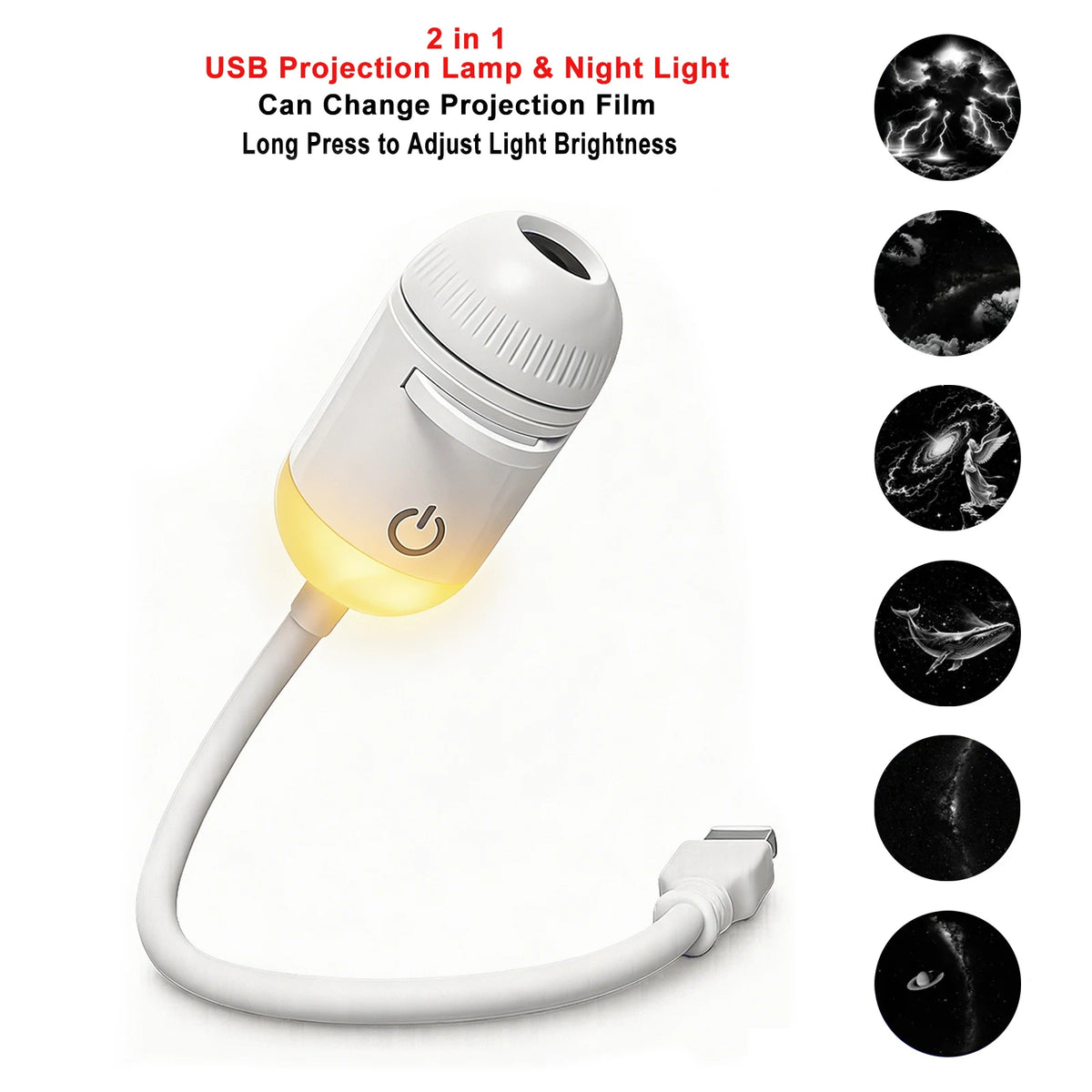 Star Projector Lamp | Magical Atmosphere for Car and Home