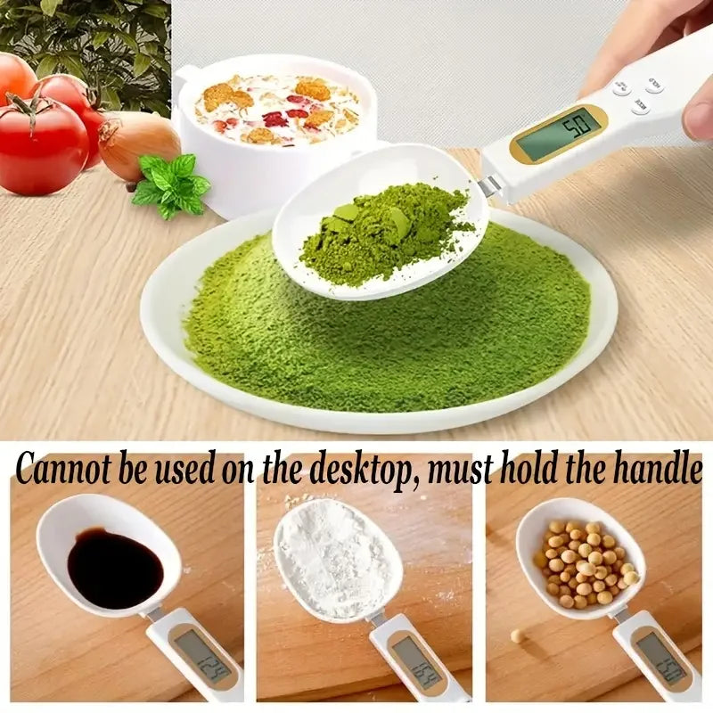 Digital Kitchen Scale Spoon 0.1g – 500g | Precise Measurement for Flour, Coffee, Milk, and Baking