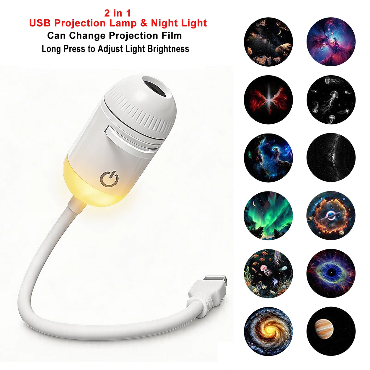 Star Projector Lamp | Magical Atmosphere for Car and Home