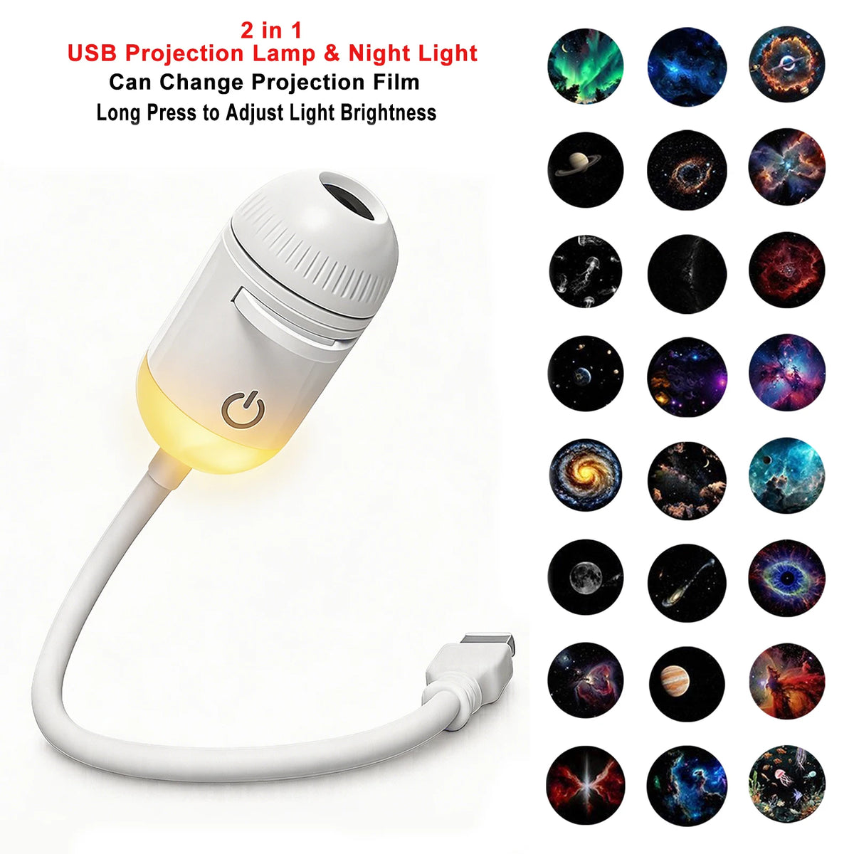 Star Projector Lamp | Magical Atmosphere for Car and Home