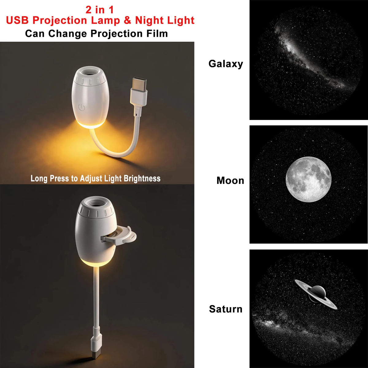 Star Projector Lamp | Magical Atmosphere for Car and Home