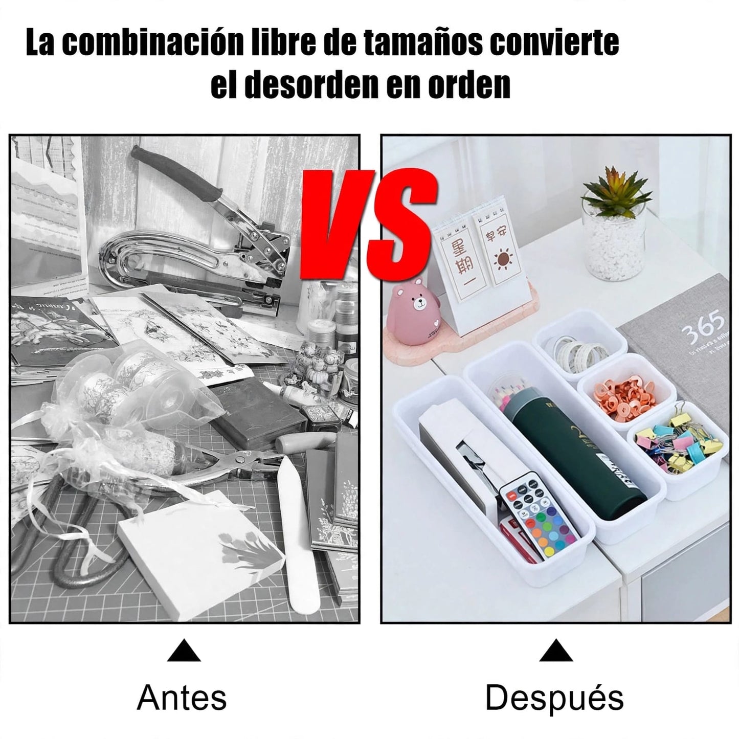 Pack de 8 Organizadores para Cajones | Norena